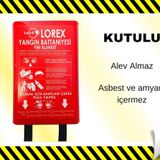 Lorex Lr-fb1512b 150cm X 120cm Kutulu Yangın Battaniyesi