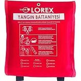 Lorex LR-FB1512C 150x120 cm Çantalı Yangın Söndürme Battaniyesi