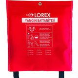 Lorex LR-FB2015CP 200x150 cm Premium Çantalı Yangın Battaniyesi