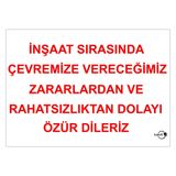 Lorex LR-IS3003 İnşaat Sırasında Çevremize Verdiğimiz Zararlardan ve Rahatsızlıklardan Dolayı Özür Dileriz İkaz Yazısı