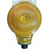 LOREX LR-SPL02 Güneş Enerjili Üçgen Flaşörlü Lamba, Solar Trafik Lambası, Sarı Renk