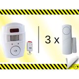 Lorex Ng300 Tek Kumandalı + 3adet 4444c Pencere Alarm