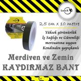 Lorex Siyah Merdiven Ve Zemin Kaydırmaz Bant (25 Mm X 10 Metre)