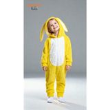 Lorian's Welsoft Sarı Tavşan Yumuşak Peluş Fermuarlı Bebek ve Uyku Tulumu - 2 Yaş