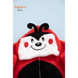 LORIAN'S Welsoft Uğurböceği Yumuşak Peluş Fermuarlı Bebek Tulumu - 6 Yaş