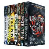 Lorien Legacies Series, 7 Books Collection Set By Pittacus Lore, (I Am Number Four, The Power of Six, The Rise of Nine, The Fall of Five, The Revenge of Seven, The Fate of Ten, United As One)