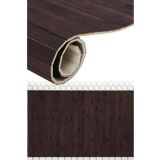 Lorin Bambu Banyo Paspası Kaydırmaz Özellikli Taban 50cmx80cm Koyu Kahve Lc011