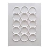 Lorin hobi Plastik lif halkası 6 cm 25 adet