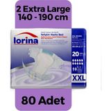 Lorina Hasta Bezi Xxlarge 20'li 4 Adet - Beyaz - 2XL