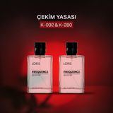Loris Çekim Yasası Kadın Parfüm Seti K-92 & K-280 100 ml Çiçeksi Koku Hediyelik Ürün