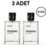 Loris K-222 Frequence Kadın Parfüm 100 ml Oryantal Koku Kadınlar İçin Enerjik ve Yenilikçi