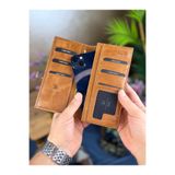 LORİS POLO Milano Hakiki Deri Unisex Telefonluk Cüzdan
