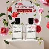 Loris Zarif Dokunuş Kadın Parfüm Seti | K-119 & K-110 Doğal Koku 100 ml Hediyelik