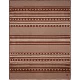 Loro Piana Atacama Virgin Yün ve Kaşmir, Italyan Tasarımı Battaniye Kahverengi - 170 x 136 cm