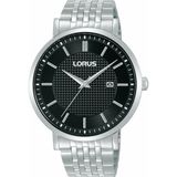 Lorus RH953RX9 Quartz Çelik Gri Siyah Kadran 42 mm Erkek Kol Saati - Renkli