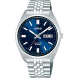 Lorus RL429CX9 Otomatik Erkek Kol Saati Gri Çelik Kasa 10 ATM Suya Dayanıklılık ve Lacivert Kadran - Tek Ebat