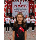 Lorvex 19 Mayıs Atatürk Gençlik Bayramı Tişört %100 Pamuk Oversize Unisex Baskılı Rahat Kalıp - 0-Siyah - 5 - 6 Yaş