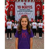 Lorvex 19 Mayıs Atatürk Gençlik Bayramı Tişört %100 Pamuk Oversize Unisex Baskılı Rahat Kalıp - 18-Mor - 5 - 6 Yaş