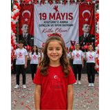 Lorvex 19 Mayıs Atatürk Gençlik Bayramı Tişört %100 Pamuk Oversize Unisex Baskılı Rahat Kalıp - 24-Kırmızı - 2XL