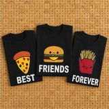 Lorvex Aile Kombin Tişört Oversize %100 Pamuk Baskılı Anne Baba Çocuk Family T-Shirt (Kombin Için Ayrı Ayrı Sipariş Verilmelidir) - 0-Siyah - 2XL