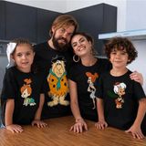 Lorvex Aile Kombin Tişört Oversize %100 Pamuk Baskılı Anne Baba Çocuk Family T-Shirt (Kombin Için Ayrı Ayrı Sipariş Verilmelidir) - 0-Siyah - 9 - 10 Yaş