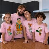 Lorvex Aile Kombin Tişört Oversize %100 Pamuk Baskılı Anne Baba Çocuk Family T-Shirt (Kombin Için Ayrı Ayrı Sipariş Verilmelidir) - 50-Pembe - XL