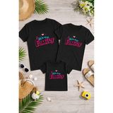 Lorvex Anne Baba Çocuk Kombin Tişört Pamuklu Oversize Aile Kombini T-Shirt (Ürünler Tekli Satılmaktadır) - 0-Siyah - 3 - 4 Yaş