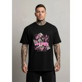 Lorvex Money Give My Money Baskılı Oversize Unisex Pamuklu Tshirt-Tişört - 0-Siyah - XL