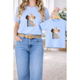 LORVEX Tişört Anne Kız Çocuk Kombin Oversize – Anne & Çocuk Twin Baskılı T-Shirt (Tekli Fiyat)