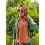 Loryan Scarf Bakır Viva Crush Pamuklu Şal
