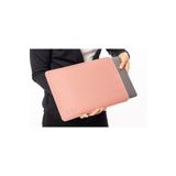 LOS CAJA Minimalist 13 Inç Laptop Kılıfı, Vegan Deri, Su Itici Özellikli, Bilgisayar Notebook Laptop Çantası