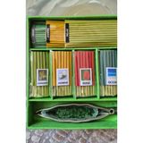 Los Kayık Kase'li Tütsü Seti - Yeşil
