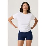 Los Ojos Beyaz Düz Kesim Tişört Regular T-Shirt - XL