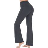 Los Ojos Kadın Antrasit Yüksek Bel Toparlayıcı Çift Cepli Ispanyol Paça Tayt Bootcut - 2XL