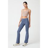 Los Ojos Kadın Antrasit Yüksek Bel Toparlayıcı Çift Cepli Ispanyol Paça Tayt Bootcut - XL