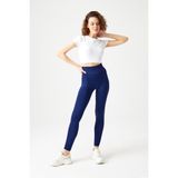 Los Ojos Kadın Beyaz Seamless Spor T-Shirt Crop Top Kısa Kol %95 Poliamid Günlük Kullanım İçin