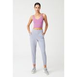 Los Ojos Kadın Gri Yüksek Bel Jogger Eşofman Altı Joggers - 2XL