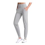 LOS OJOS Kadın Gri Yüksek Bel Jogger Eşofman Altı Joggers