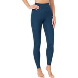 Los Ojos Kadın Lacivert Yüksek Bel Toparlayıcı Spor Tayt Basics - 2XL