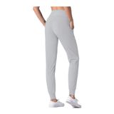 LOS OJOS Kadın Yüksek Bel Jogger Eşofman Altı Joggers, Gri, XL