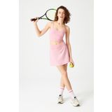 LOS OJOS Pembe 2 Katmanlı Tenis Eteği - Spor Etek Tennis Skirt