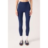 Los Ojos x Ece Lacivert Yüksek Bel Spor Tayt Mono Leggings