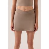Los Ojos x Ece Vizon 2 Katmanlı Tenis Eteği Skort
