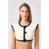 Los Ojos x Melodi Fitilli Halter Yaka Bikini Üstü Vintage Top2