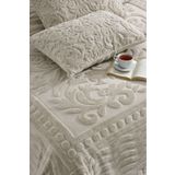 Loselya Bej Bohem Yatak Örtüsü 220 X 240 Çift Kişilik Peluş Yumuşak Welsoft 2 Adet Yastık Kılıfı Çeyiz
