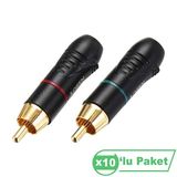 Losen Le5040 Rca Erkek Konnektör (10'lu Paket)