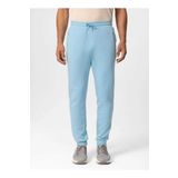 Loss Bebek Mavi Renk Logo Baskılı Örme Jogger Pantolon