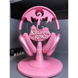 Lotr Yüzüklerin Efendisi Kulaklık Standı Dragon Tasarımlı Dekoratif Masaüstü Standı - Pembe