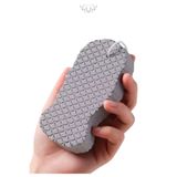 Lotravia Banyo Vücut Duş Süngeri Sihirli Vücut Ölü Deri Sökücü Vücut Masaj Peeling Süngeri GRİ