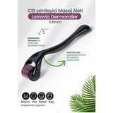 Lotravia Dermaroller 0.5 mm Ekonomik – 540 Iğneli Cilt Yenileyici Roller - Çok Renkli